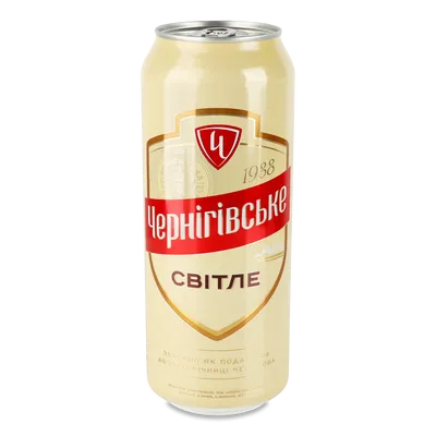 Пиво Чернігівське світле 4,6% з/б