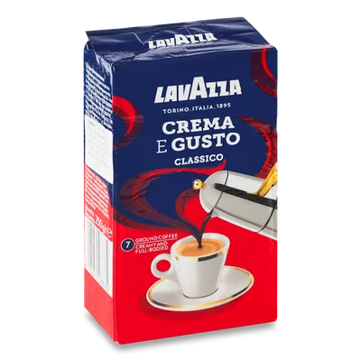 Кава мелена Lavazza Crema e Gusto