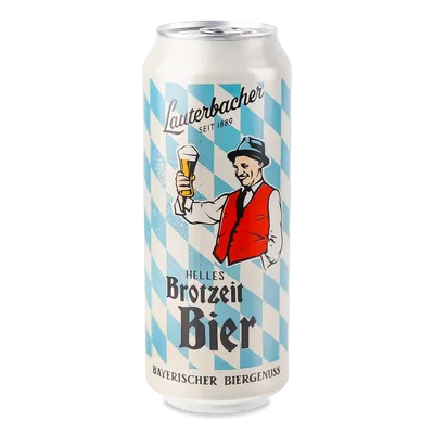 Пиво Lauterbacher Helles Brotzeit світле