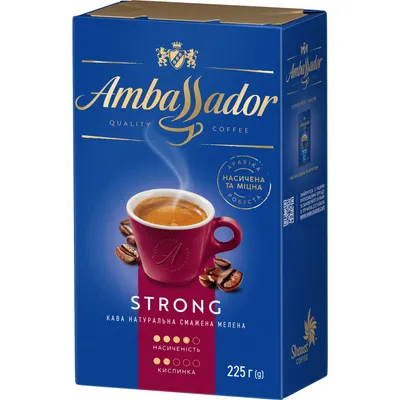 Кава мелена Ambassador Strong