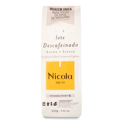 Кава мелена Nicola Blend Descafeinado