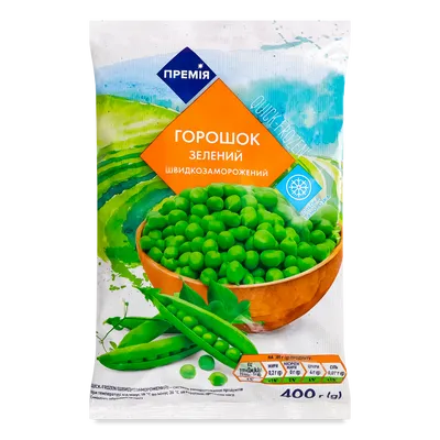 Горошок зелений Премія заморожений