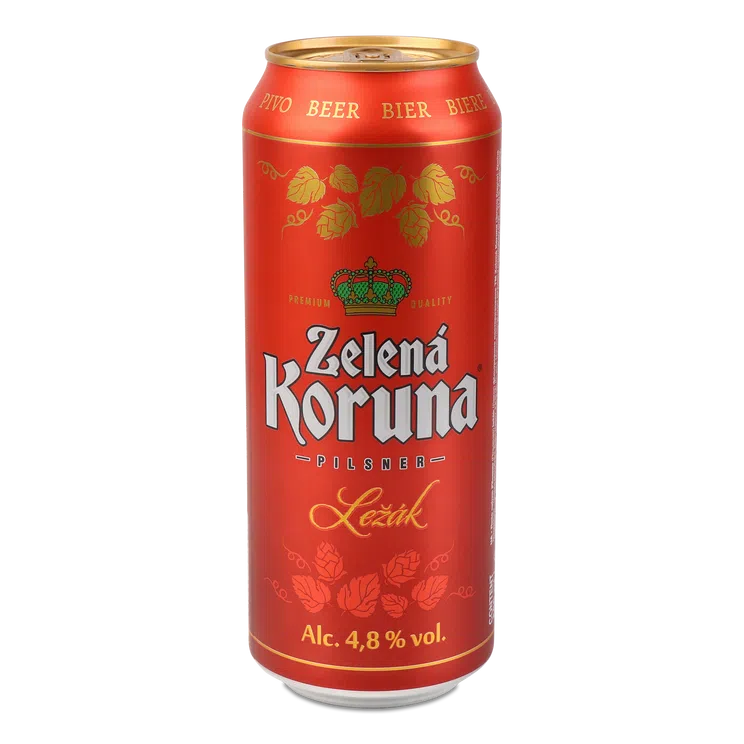 Пиво Zelena Koruna Lezak світле