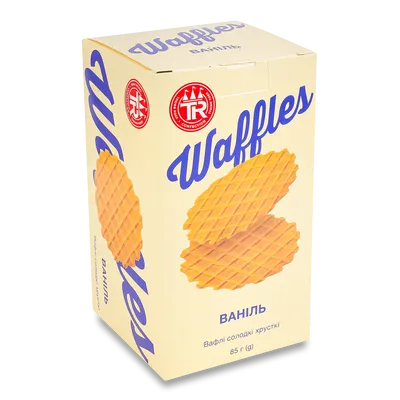 Вафлі Truff Royal Waffles пшеничні солодкі ваніль
