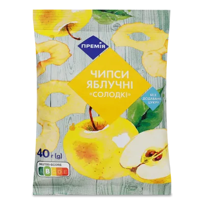 Чипси яблучні Премія солодкі
