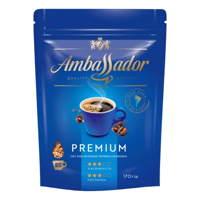 Кава розчинна Ambassador Premium