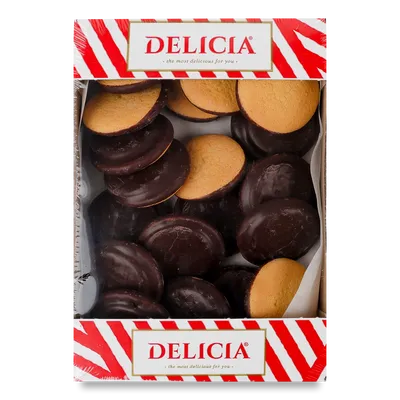 Печиво Delicia зі смаком апельсину здобне