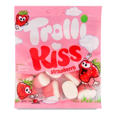 Мармелад жувальний Trolli Strawberry Kiss зефірний