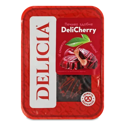 Печиво Delicia DeliCherry зі смаком вишні