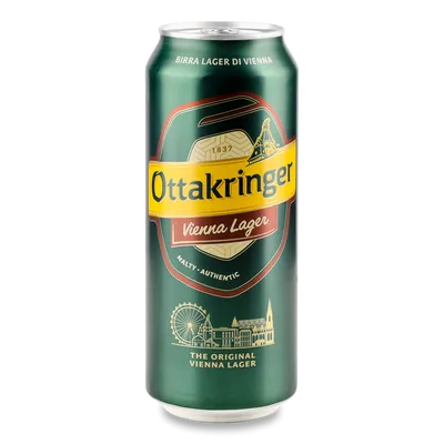 Пиво Ottakringer Vienna Lager напівтемне з/б