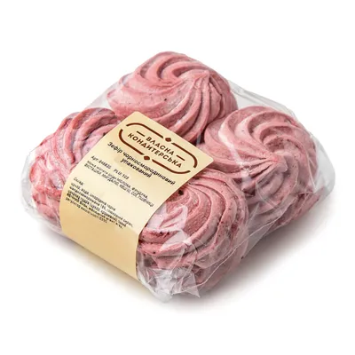 Зефір чорносмородиновий упакований