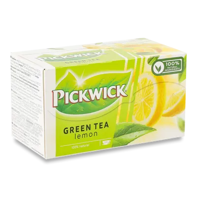 Чай зелений Pickwick з лемонграсом та цедрою лимона