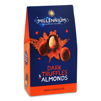 Цукерки Millennium мигдаль в чорному трюфелі